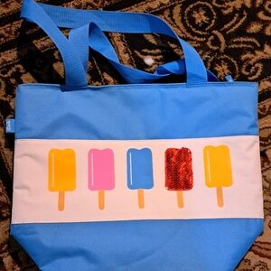 Colorful Popsicle Picnic Beach Bag, NEW, Insulated